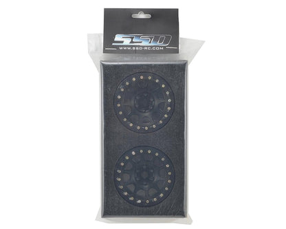 SSD RC 2.2 D Hole Beadlock Wheels (Black) (2)
