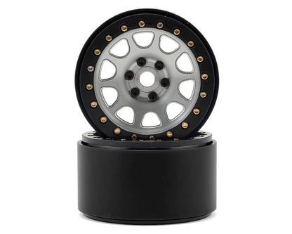 SSD RC 2.2 D Hole Beadlock Wheels (Silver) (2)