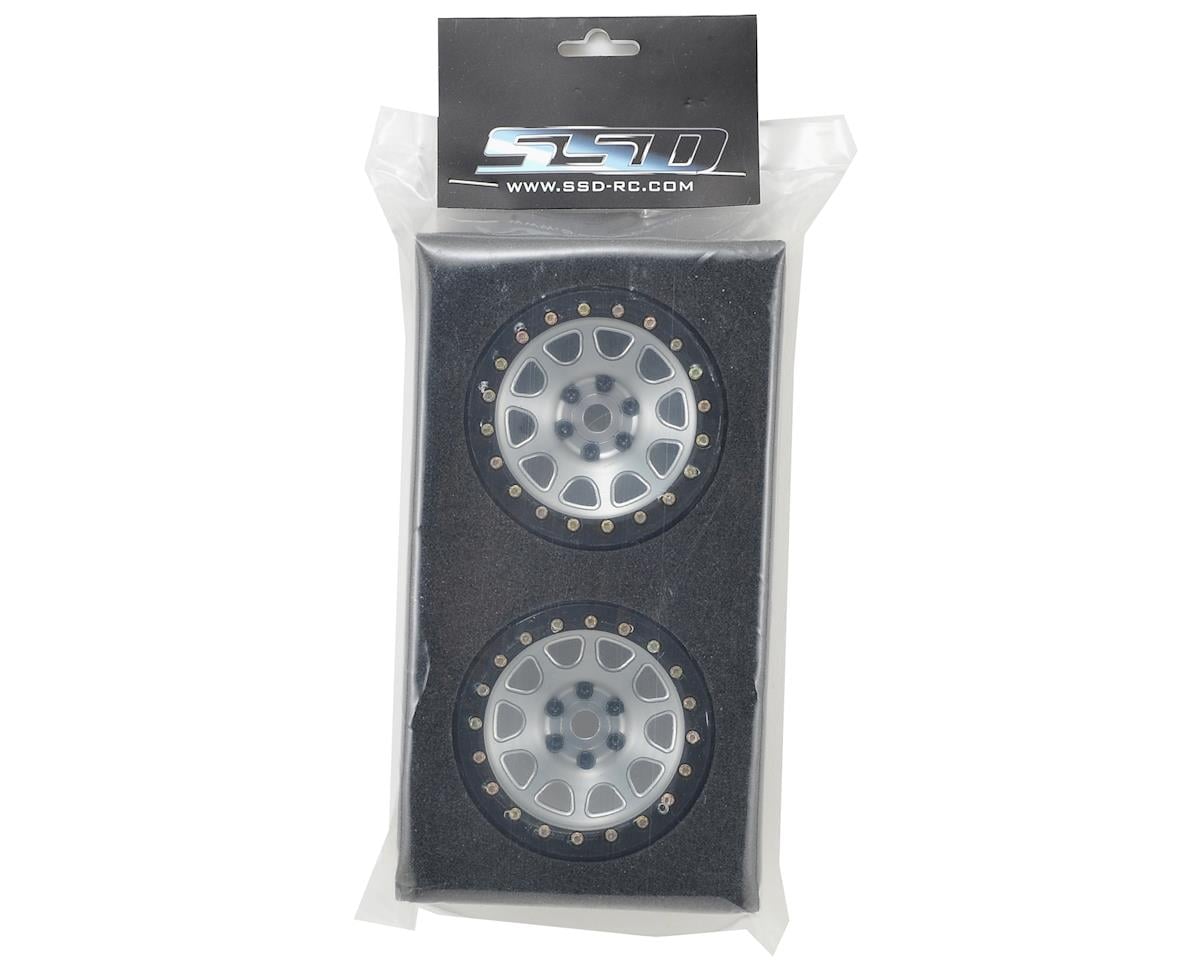 SSD RC 2.2 D Hole Beadlock Wheels (Silver) (2)