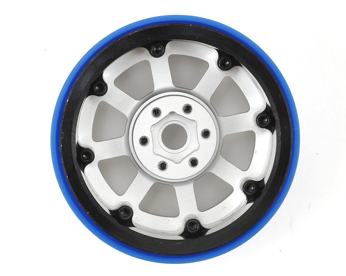 SSD RC 2.2 Wide Assassin PL Beadlock Wheels (Silver) (2) (Pro-Line Tires)