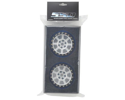 SSD RC 2.2 Wide Assassin PL Beadlock Wheels (Silver) (2) (Pro-Line Tires)