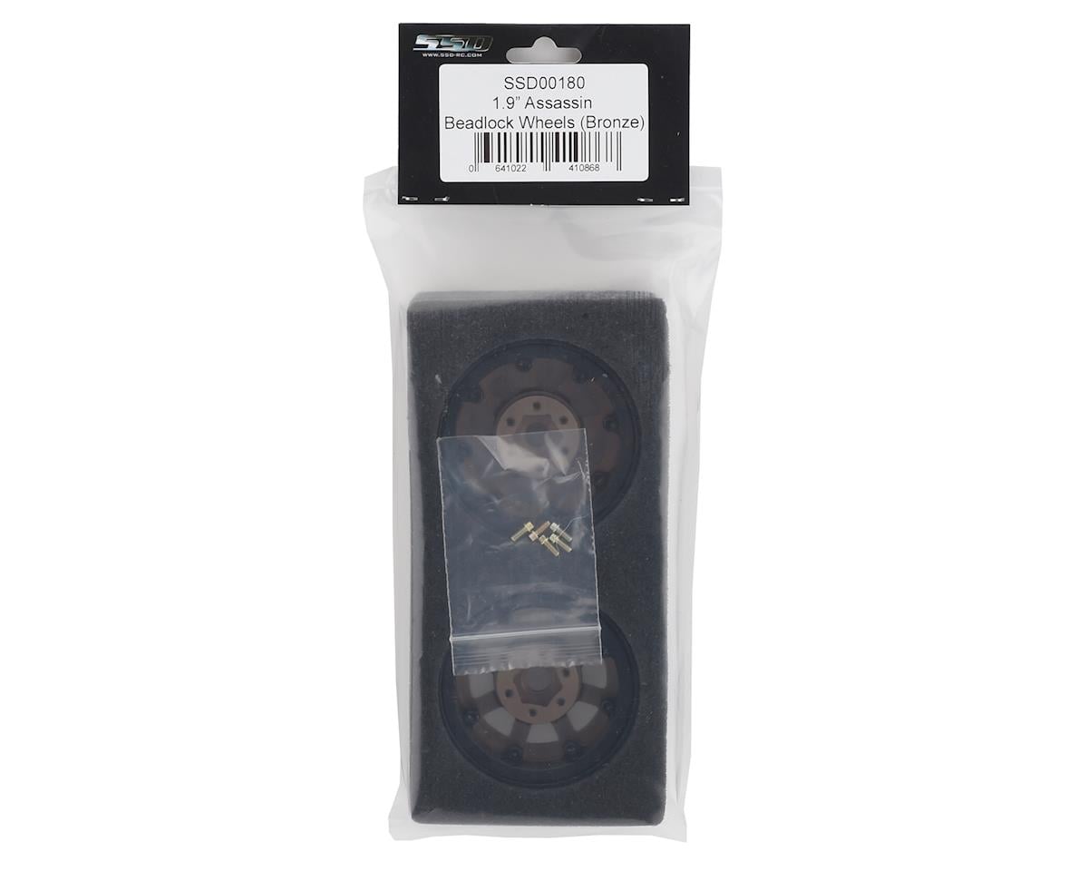 SSD RC Assassin 1.9" Beadlock Crawler Wheels (Bronze) (2)
