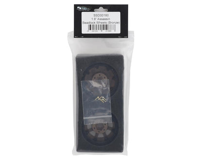 SSD RC Assassin 1.9" Beadlock Crawler Wheels (Bronze) (2)