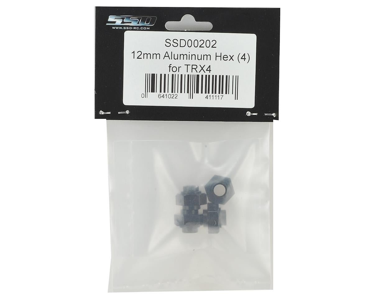 SSD RC 12mm Aluminum Hex Set for Traxxas TRX-4 (4)