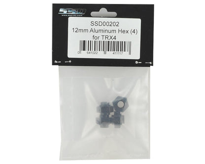 SSD RC 12mm Aluminum Hex Set for Traxxas TRX-4 (4)