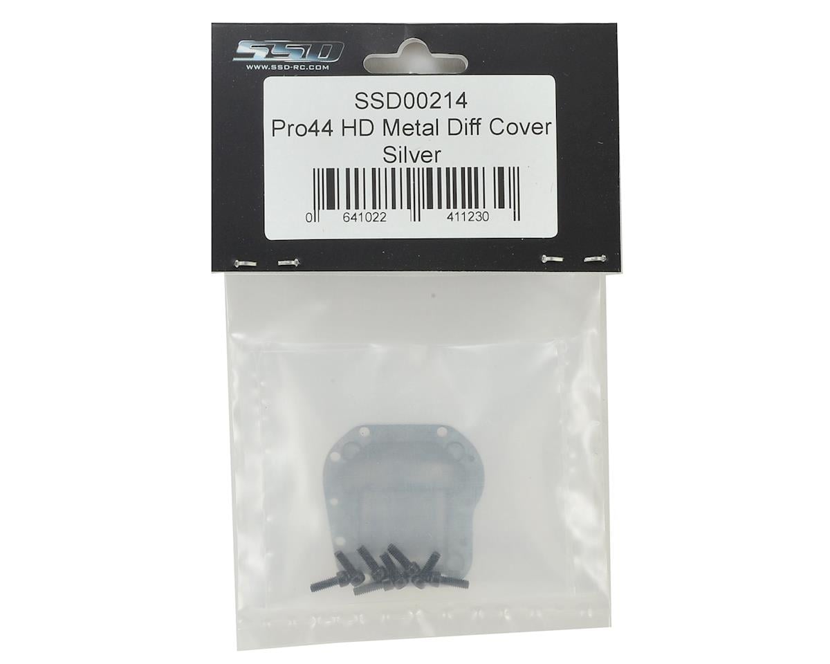 SSD RC Pro44 HD Metal Diff Cover (Silver)