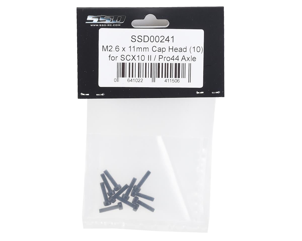 SSD RC SCX10 II 2.6x11mm Cap Head Screws (10)