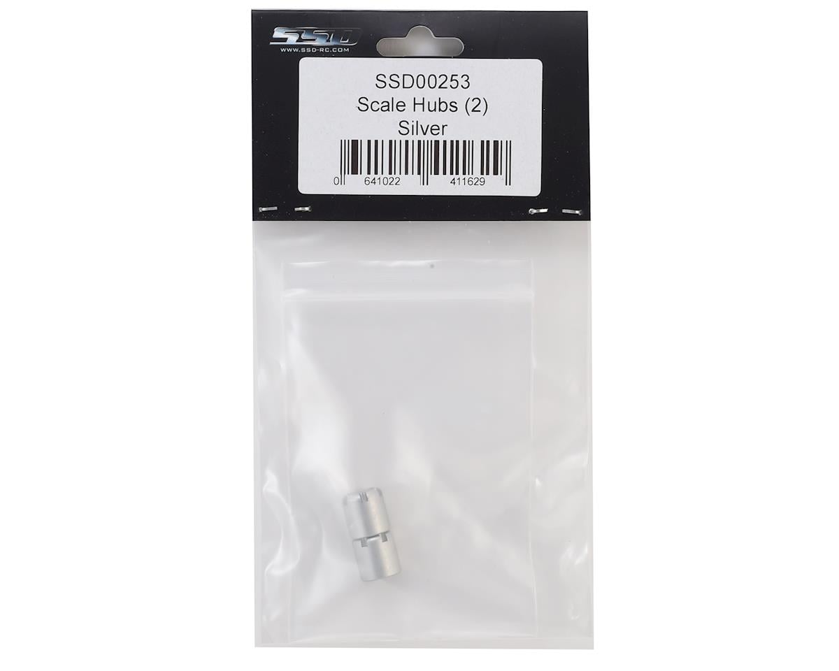 SSD RC Scale Hubs (Silver) (2)