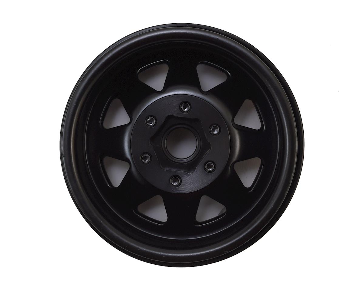 SSD RC 1.9"" Steel 8 Spoke Beadlock Wheels (Black) (2)
