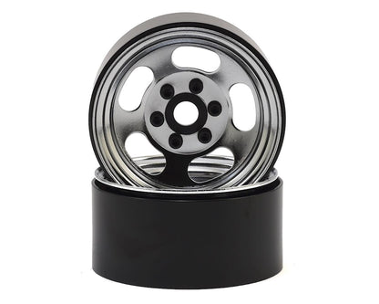 SSD RC Slot 1.9"" Steel Beadlock Wheels (Chrome)