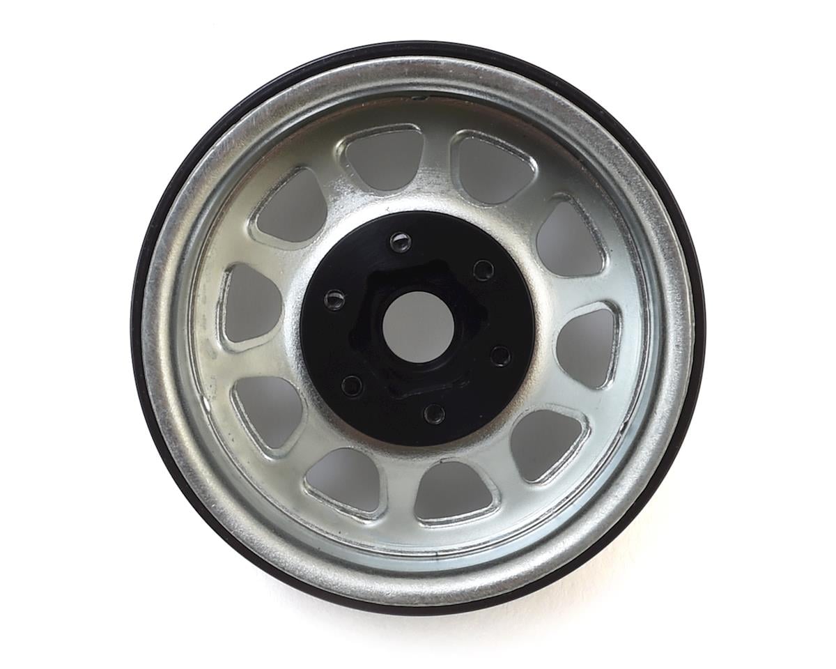 SSD RC Stock 1.9"" Steel Beadlock Wheels (Silver)