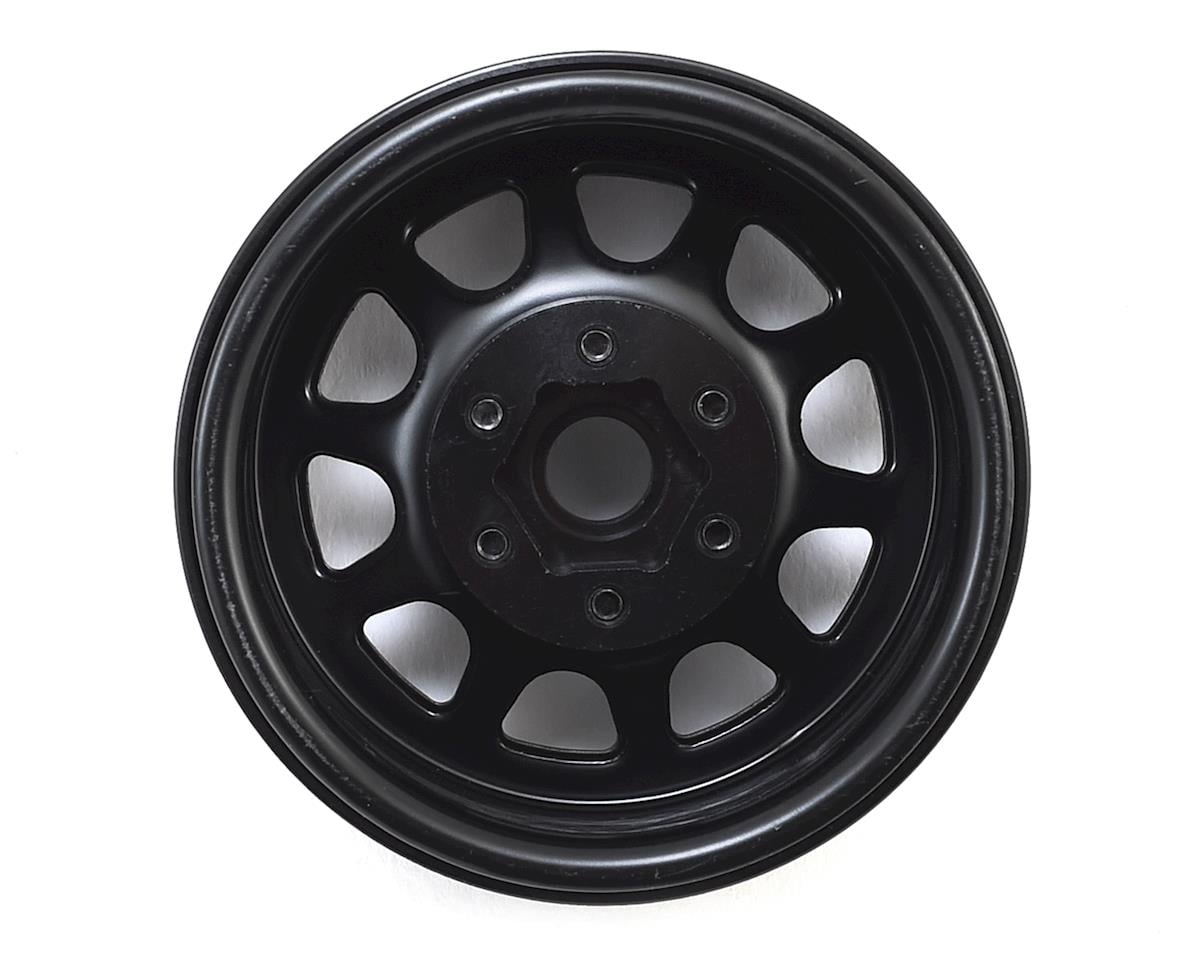 SSD RC Stock 1.9" Steel Beadlock Wheels (Black)