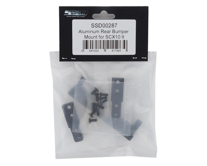 SSD RC SCX10 II Aluminum Rear Bumper Mount w/Rail Extension
