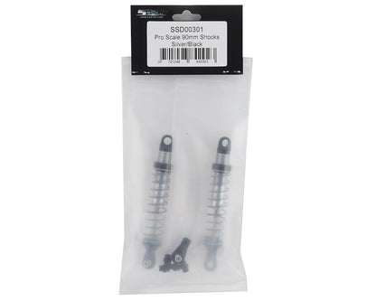 SSD RC Pro Scale 90mm Shocks (Silver/Black)