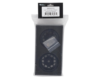 SSD RC 2.2 Contender Beadlock Wheels (Black) (2)