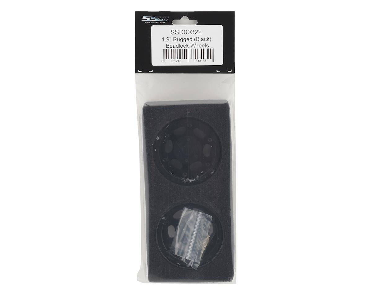 SSD RC 1.9"" Rugged Beadlock Wheels (Black) (2)