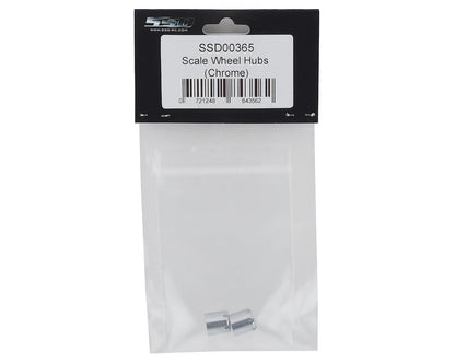 SSD RC Scale Rear Hubs (Chrome) (2)