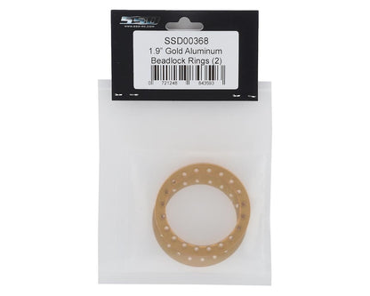 SSD RC 1.9"" Aluminum Beadlock Rings (Gold) (2)