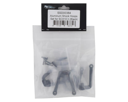SSD RC SCX10 II Aluminum Shock Hoop Set (Black)