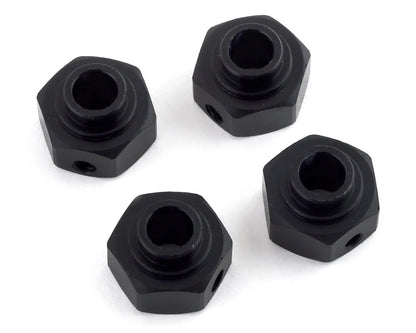 SSD RC Aluminum 6mm Capra Hex Set (4) (Black)
