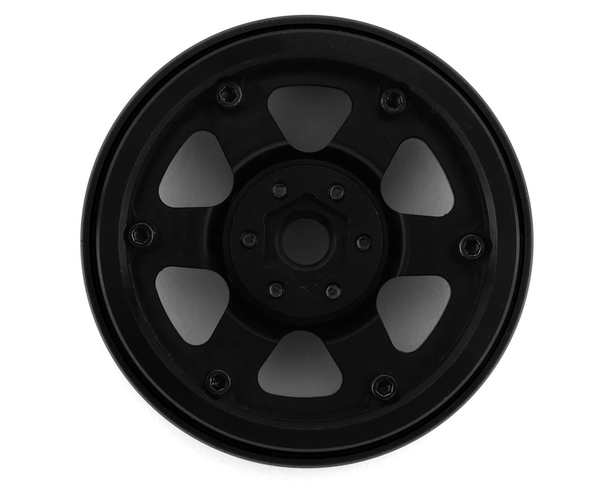 SSD RC Challenger 2.2" Beadlock Crawler Wheels (Black/Blue) (2)