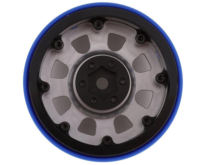 SSD RC 2.2” Bouncer PL Beadlock Wheels (Silver)
