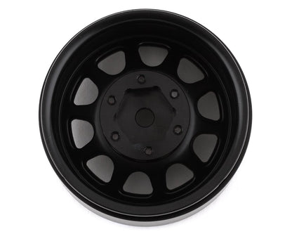 SSD RC D Hole 1.55” Steel Beadlock Crawler Wheels (Black) (2)