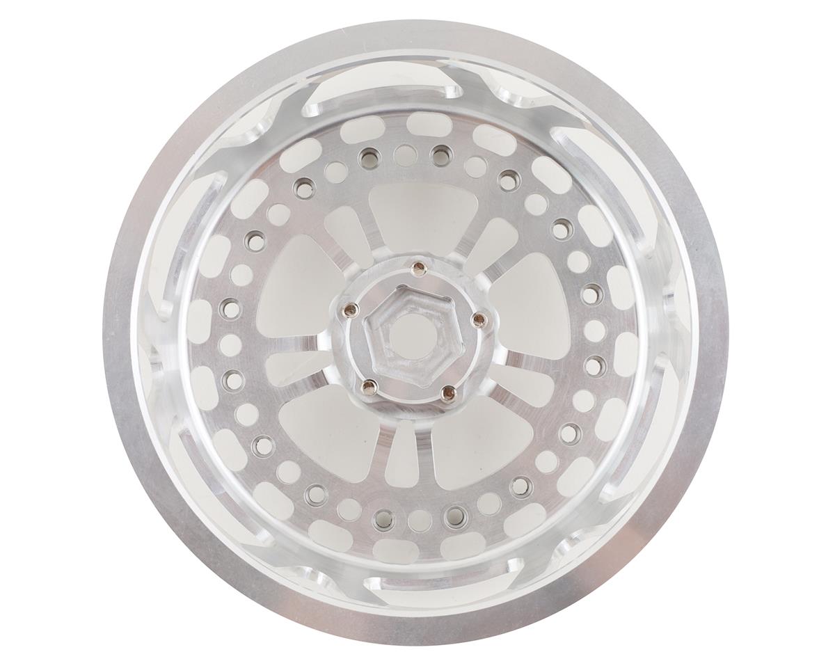 SSD RC V Spoke Lightweight Drag Rear Main Wheel Inserts (Silver) (2)