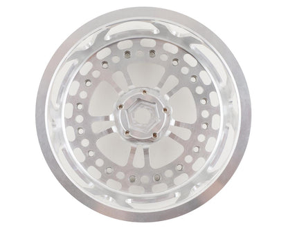 SSD RC V Spoke Lightweight Drag Rear Main Wheel Inserts (Silver) (2)