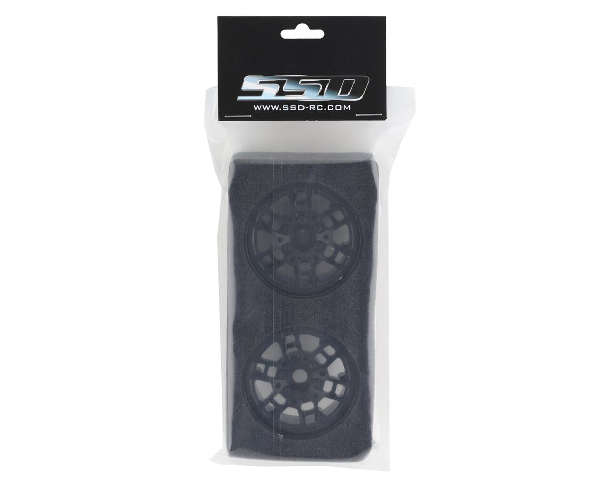 SSD RC Toycoma 1.9" Beadlock Crawler Wheels (Black) (2)
