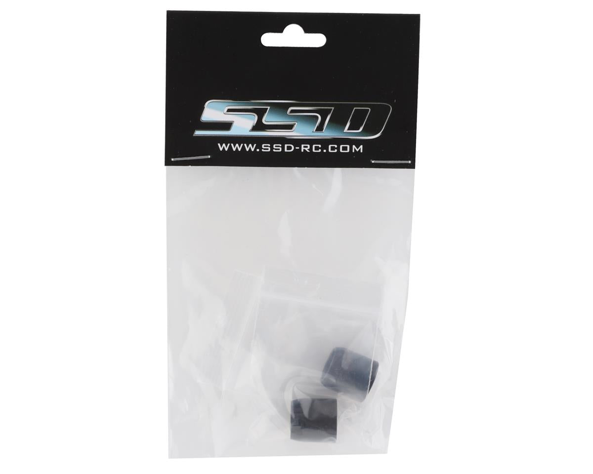 SSD RC SCX6 M6 Scale Hubs (Black) (2)