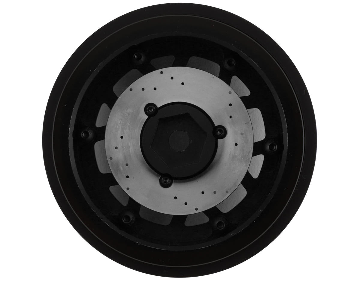 SSD RC 2.9” Boxer Beadlock Wheels w/Brake Rotor (Black) (2)