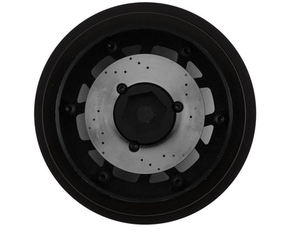 SSD RC 2.9” Boxer Beadlock Wheels w/Brake Rotor (Black) (2)