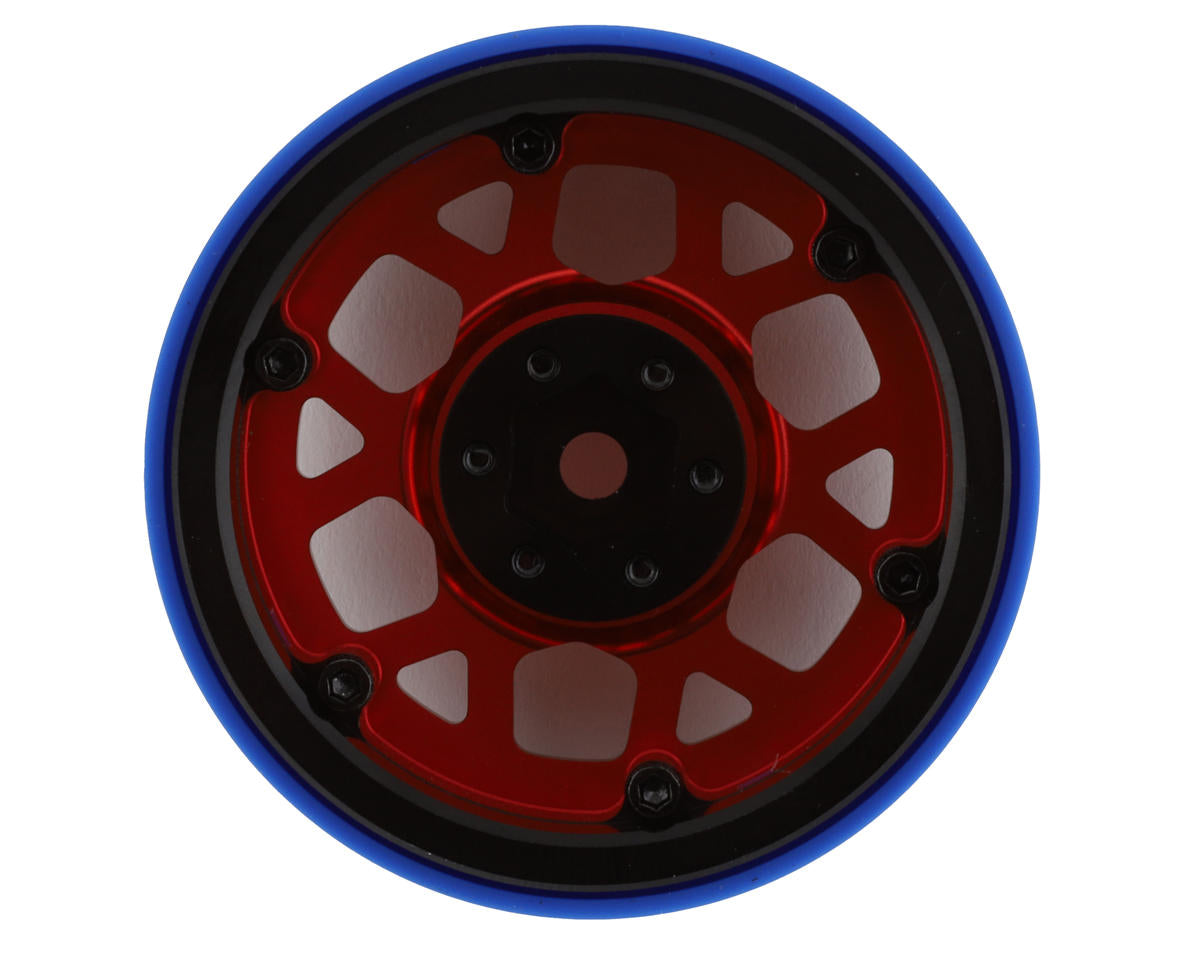 SSD RC 2.2” Boxer PL Beadlock Wheels (Red) (2)
