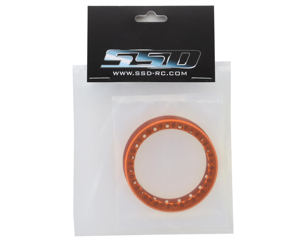 SSD RC 2.2” Aluminum Beadlock Rings (Orange) (2)