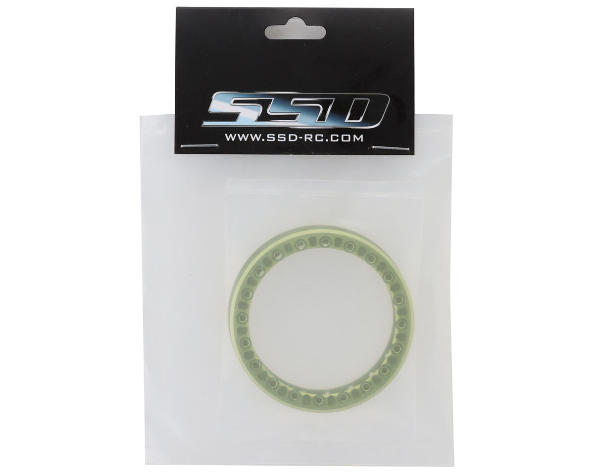SSD RC 2.2” Aluminum Beadlock Rings (Green) (2)