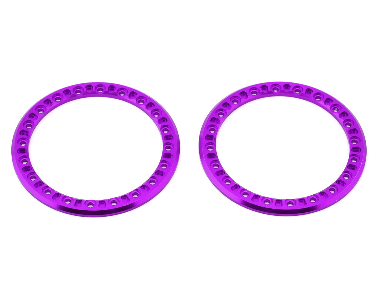 SSD RC 2.2” Aluminum Beadlock Rings (Purple) (2)