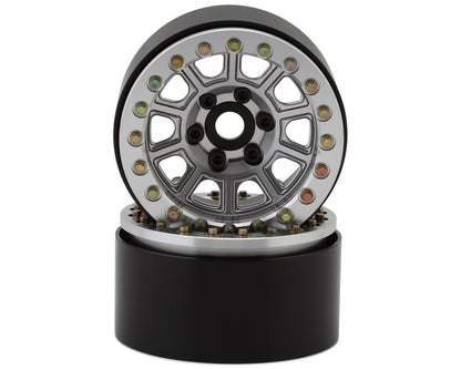 SSD RC 1.9” Dominator Beadlock Wheels (Silver) (2)