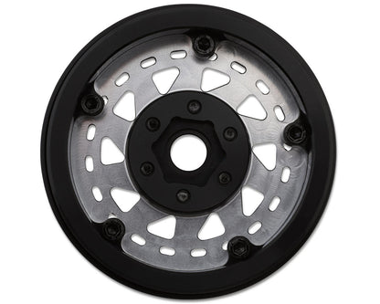 SSD RC 1.9” Bruiser Beadlock Wheels (Silver) (2)