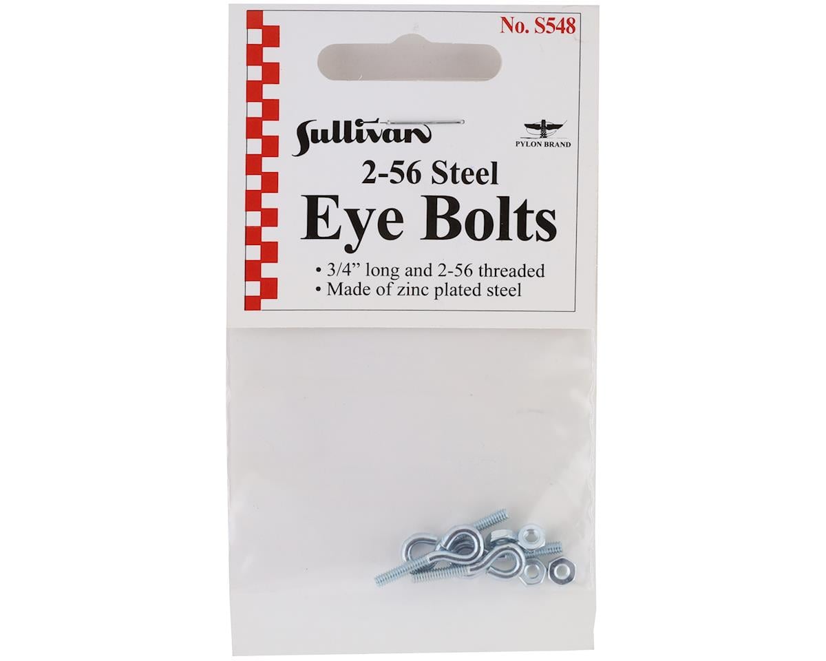 Sullivan 2-56 Threaded Eyebolts (4)