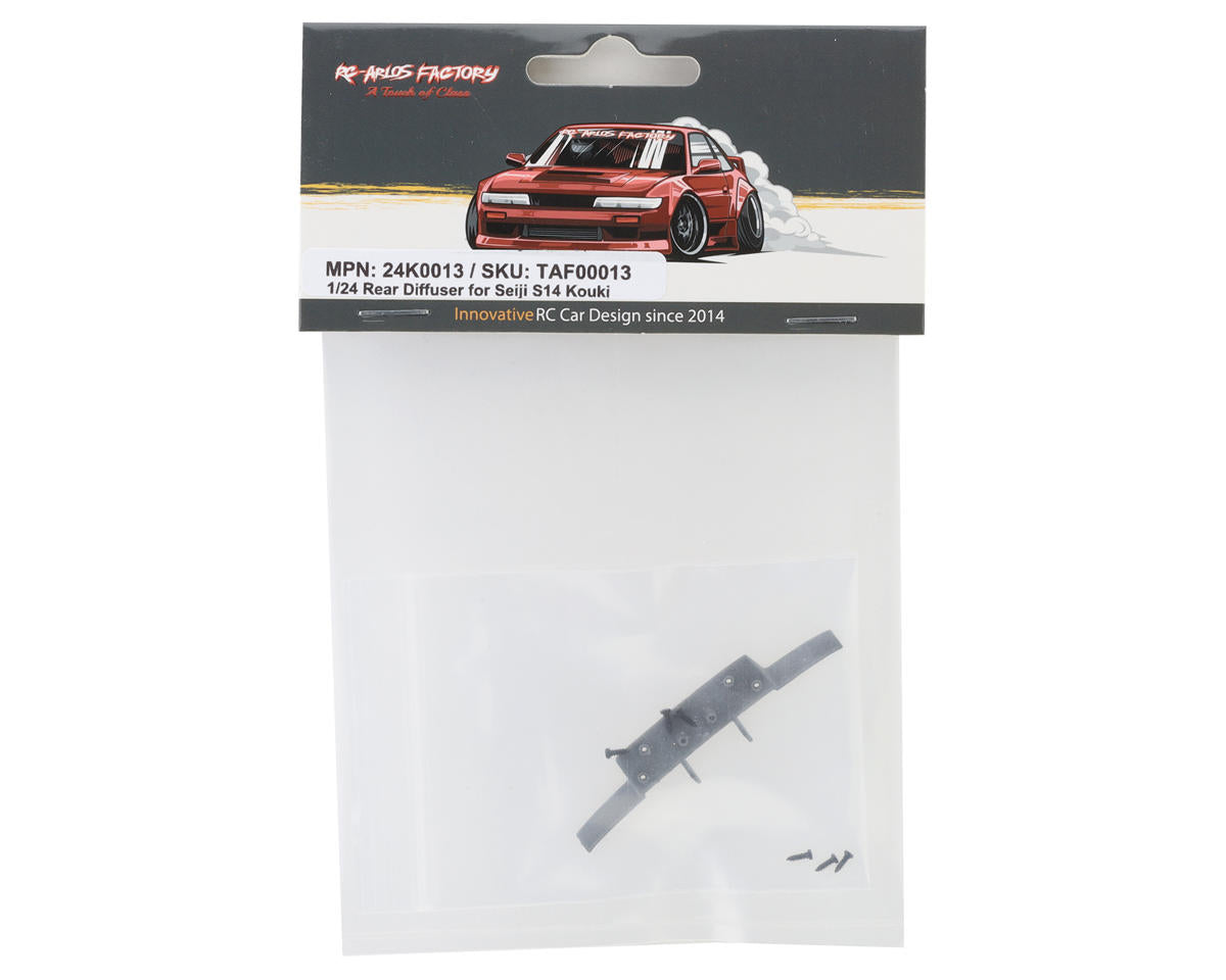 24K RC Technology 1/24 Seiji Nissan S14 Kouki Body Rear Diffuser