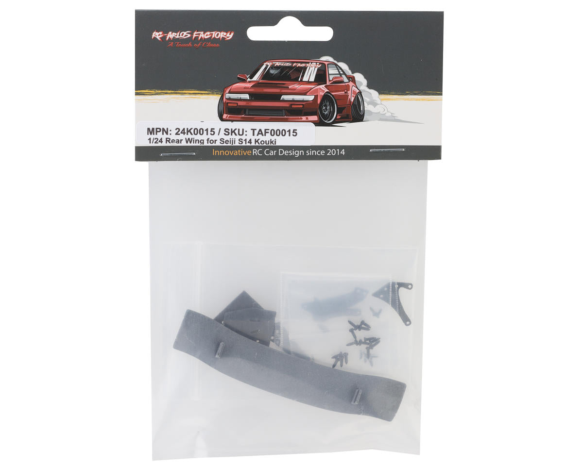24K RC Technology 1/24 Seiji Nissan S14 Kouki Body Rear Wing