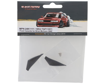 24K RC Technology 1/10 Brian McCann Nissan 350Z Front Canards (2)