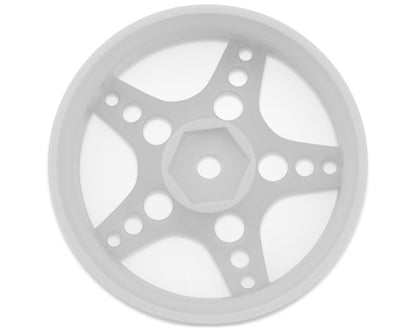 24K RC Technology 1/10 R-Fighter Drift Wheels (White) (2) (6mm Offset)