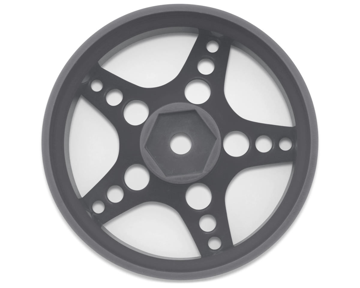 24K RC Technology 1/10 R-Fighter Drift Wheels (Gunmetal) (2) (8mm Offset)