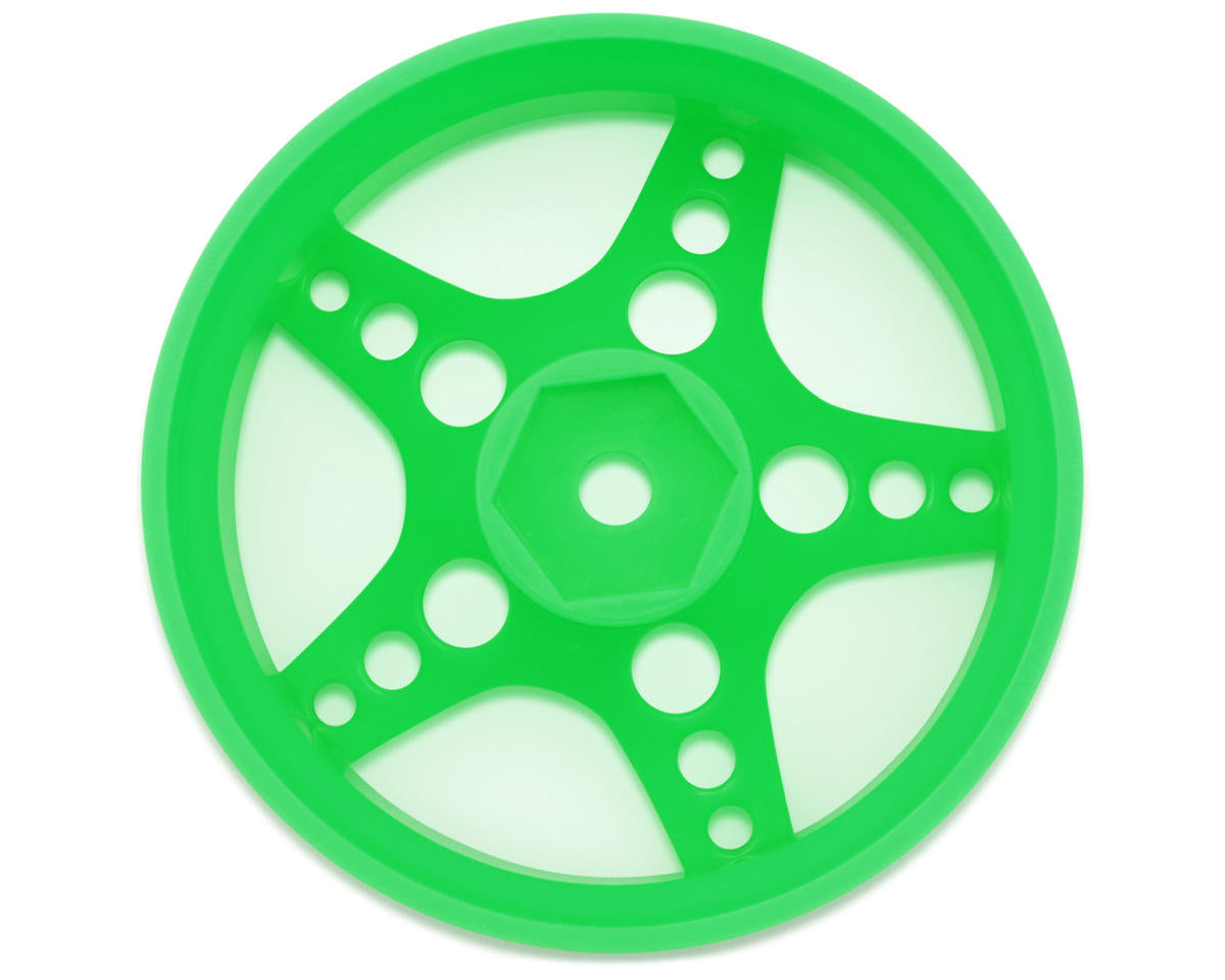 24K RC Technology 1/10 R-Fighter Drift Wheels (Green) (2) (8mm Offset)