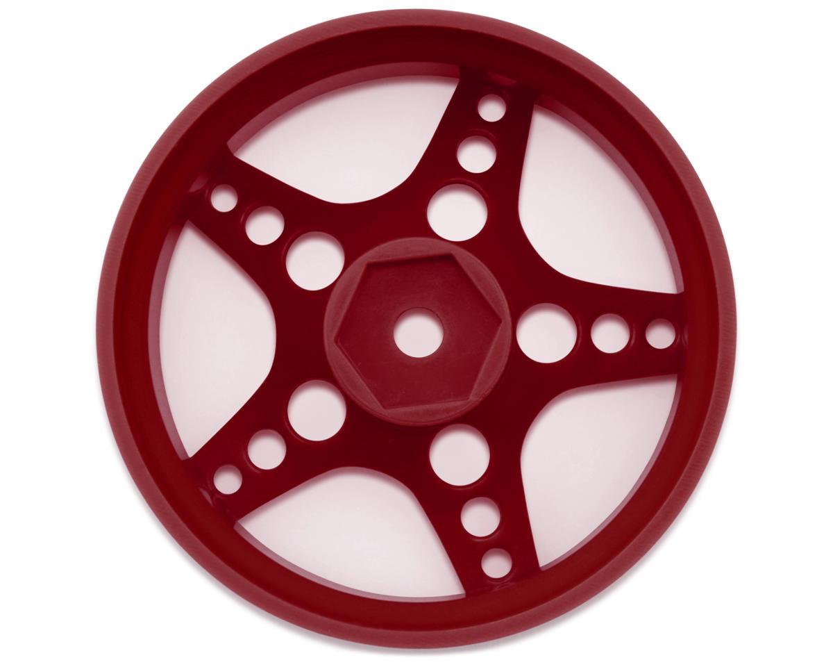 24K RC Technology 1/10 R-Fighter Drift Wheels (Red) (2) (6mm Offset)