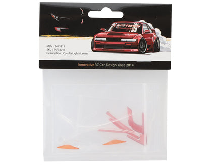 24K RC Technology Toyota Corolla GR 1/10 Light Lenses Set (Front/Rear)