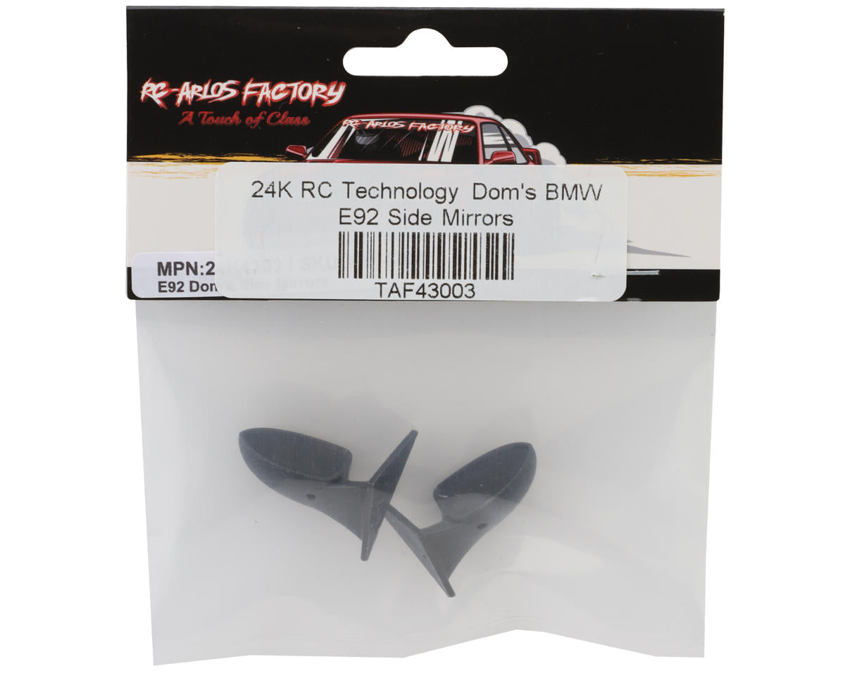 24K RC Technology Dom's 1/10 BMW E92/M3 Side Mirrors