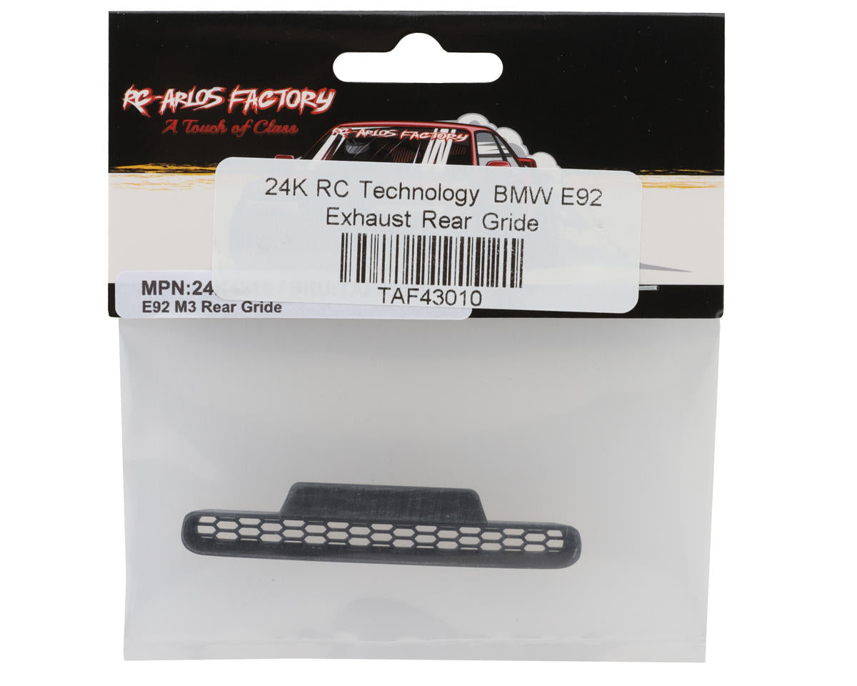 24K RC Technology 1/10 BMW E92/M3 Rear Exhaust Grille